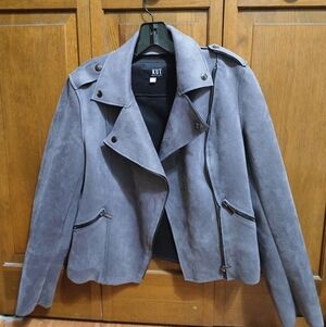 Kut from the Kloth Women's Faux Suede Leather Jacket